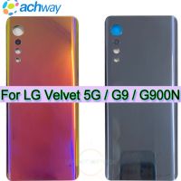 【✲High Quality✲】 jiejiu65879742 100% ใหม่สำหรับ Lg Velvet 5G ปกหลังหน้าจอโทรศัพท์ตัวเรือนด้านหลังสำหรับ Lg G9 G900n G900em G900tm ฝาหลัง