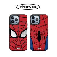 Casetify Marvel Spider Man Mirror Soft Silicone Case Cover For iPhone X XS XR 11 12 13 Mini 14 Plus Pro Max Casing