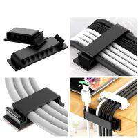 Cable Holder Cord Organizer Silicone Cable Management USB Winder Desktop Tidy Cable Clips for Mouse Headphone Wire Organizer Cable Management