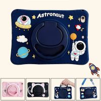 Kids Astronaut Stand Tablet Case For Samsung Galaxy Tab A8 10.5 SM-X200 X205 S6 A7 10.4 SM-T500 T507 Lite 8.7 T220 T225 P610