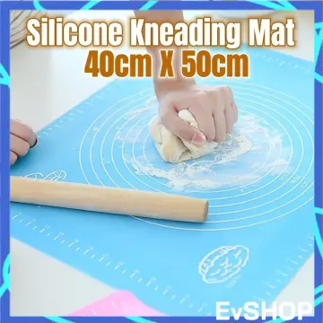 1pc Large White Eva Kneading Mat Non-slip Flour Silicone Baking Mat Rolling  Mat Dough Mat For Kitchen