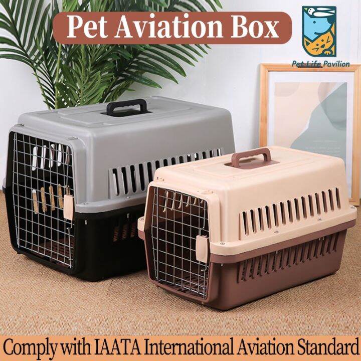 ☛Dog Cage Carrier Large Pet Carrier Travel Cage Cat Cage Airline