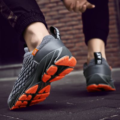 Ready Stock Couple Sneakers Plus Size Borong Kasut Perempuan Murah Outdoor Fitness Women Running Shoes Fashion Exercise Slip On Men Sport Shoes Summer Breathable Kasut Lelaki