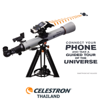 กล้องดูดาว กล้องส่องดาว กล้องโทรทรรศน์ กล้องดูดาวหักเหแสง Celestron STARSENSE EXPLORER LT 70AZ SMARTPHONE APP REFRACTOR TELESCOPE  [CELESTRON OFFICIAL]