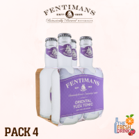 (Pack 4) Fentimans Oriental Yuzu Tonic Water เฟนติแมนส์ ออเรียนทอล ยูซุ โทนิค วอเตอร์ 200 ml