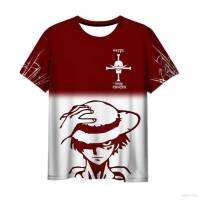 YT Anime ONE PIECE Tshirt Anime Short Sleeve Tops Casual Loose Tee Luffy Ace Graphic Shirt Top Plus Size TY