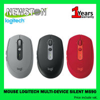 MOUSE (เมาส์บลูทูธ) LOGITECH MULTI-DEVICE SILENT M590 เลือกสี