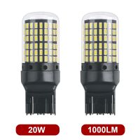 2PCS 1156 BA15S BAU15S 144smd LED 1157 BAY15D 7440 7443หลอดไฟ Led Canbus เบรคไฟเลี้ยว ELEGANT