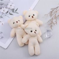 ┅﹍ 10cm Mini Plush Bear Small Pendant Cute Doll Soft Stuffed Kids Girls Gift Toy