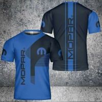 (ในสต็อก) เสื้อยืดโลโก้ Mopar 3D ร้อนของขวัญขนาด S-5XL ตี๋แข่งแฟนแฟชั่นเสื้อยืด 2023 (ชื่อเล่นและโลโก้ฟรี)