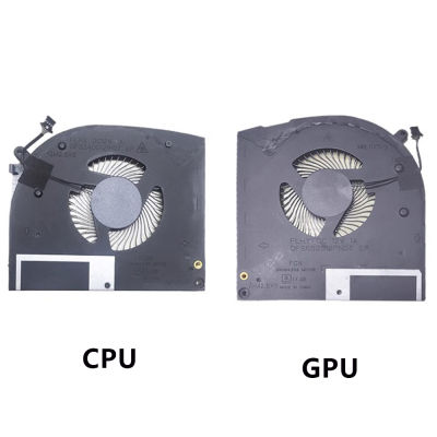 แล็ปท็อปทนทานซีพียูเย็นพัดลมสำหรับเดล Alienware M17 CPU R2และพัดลมระบายความร้อน GPU