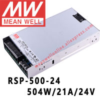 หมายถึงดี RSP-500-24 Meanwell 24VDC 21A 504W เอาท์พุทเดียวกับ PFC ฟังก์ชั่นแหล่งจ่ายไฟร้านค้าออนไลน์