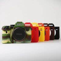 A7R4อัลฟาเคสสำหรับ Sony กระเป๋ากล้อง Ruer ซิลิโคน A7RIV ฝาครอบป้องกันเนื้อนุ่ม