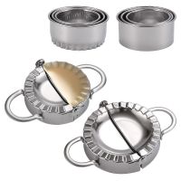 [COD] 430 stainless steel dumpling skin tool device mold kitchen gadgets