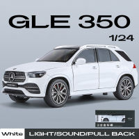 โมเดล1:24 Benz GLE 350มีไฟและรถ Diecast เสียงประกอบของเล่นสำหรับเด็กผู้ชายของขวัญวันเกิดคอลเลกชันรถ Kids Toys