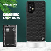 jianzhifen เคสสำหรับ Samsung Galaxy A73 5G เคสผิวด้าน Nillkin เคสฝาหลังขอบ TPU บางนุ่มสำหรับ Samsung Galaxy A73 5G เคส