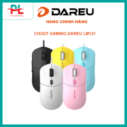Chuột Gaming Dareu LM121 Đen Hồng Xanh Vàng RGB Silent Click DPI 6400