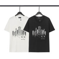 [ผ้าฝ้าย100%/ในสต็อก] Armani ผู้ชายเสื้อยืดขนาดใหญ่แขนสั้น2023แฟชั่นหลวม Tshirt Oversize Plus ขนาดเสื้อยืดเยาวชน INS เสื้อยืดกราฟิก