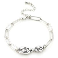 Temperament Contracted Little Boy Hand Chain Individual Character Hip Hop Acted The Role Of Lovely Cartoon Bracelet For Women