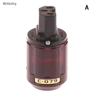 Witkitty 1ชิ้น C079 P-079E EU สายไฟตัวผู้ตัวเมีย P-079 C-079อะแดปเตอร์ซ็อกเก็ตปลั๊กไฟฟ้า