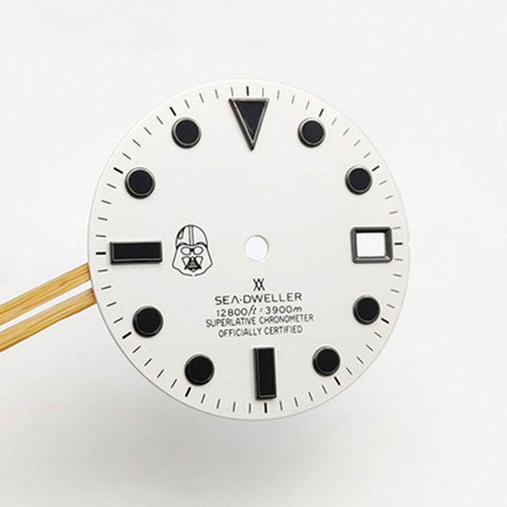 28.5Mm Watch Dial with Black Lettering Face Modification Watch Parts