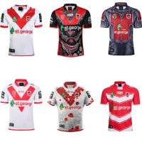 เสื้อผ้าบาสเกตบอลคุณภาพสูง St Georges home and away 2017-2020 men olive sportswear shirts George Rugby jerseys