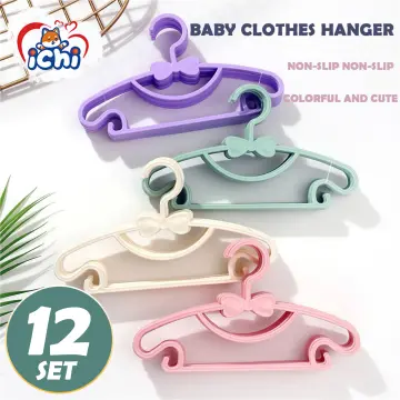 GoodtoU Blue Baby Hangers, 100Pack Baby Hangers for Closet Kids