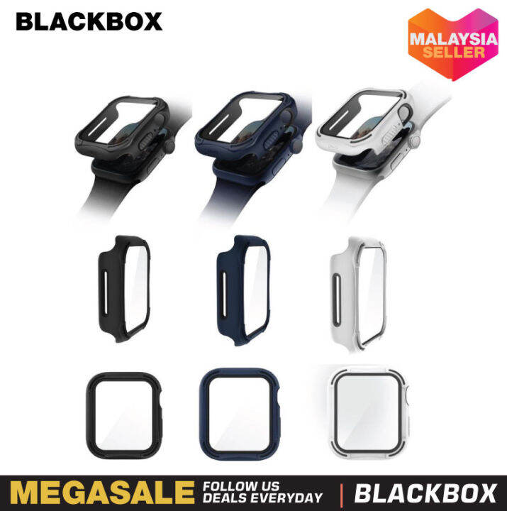 Uniq Torres Antimicrobial Bumper 9H tempered glass AppleWatch Case 40mm & 44mm Lazada