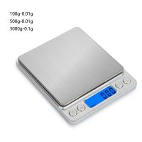 0.01g/0.1g Precision LCD Digital Scales 500g/3000g Mini Electronic Grams Weight Balance Scale for Tea Baking Weighing Scale Electrical Connectors