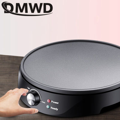 DMWD Electric Crepe Maker Pizza Pancake Non-stick Baking Pan Griddle Chinese Spring Roll Pie Frying Steak Cooker Roaster EU Plug