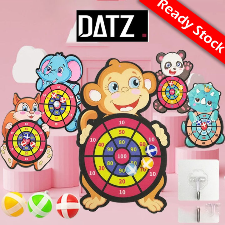 Datz] Cartoon Dart Board Set Sticky Ball Dart Toys Interaction Family Party  Game 儿童标靶飞镖 Mainan Dart - BT306 | Lazada