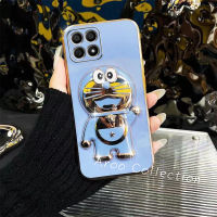 เคส Phone Case Honor X6a X7a X8a X9a Honor X5 Plus X6 X7 X8 X9 4G 5G พิเศษสีลูกอมเคสนิ่มป้องกันเลนส์เคสโทรศัพท์โดเรมอน2023