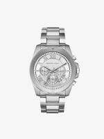 Michael Kors นาฬิกาข้อมือผู้ชาย รุ่น MK8562 Brecken Silver Dial - Silver