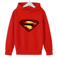 Super-Mans เสื้อฮู้ดการ์ตูนสำหรับเด็กหญิงเด็กชายฤดูใบไม้ผลิและฤดูหนาวเด็กแขนยาว Guard เสื้อมีฮู้ดลำลองกีฬา Pullover ผ้าฝ้าย0000