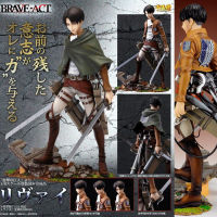 Model โมเดล Figure ฟิกเกอร์ จากการ์ตูนเรื่อง Attack on Titan ผ่าพิภพไททัน Levi Ackerman รีไวล์ แอคเคอร์แมน 1/8 Ver Anime ของสะสมหายาก อนิเมะ การ์ตูน มังงะ คอลเลกชัน ของขวัญ Gift จากการ์ตูนดังญี่ปุ่น New Collection Doll ตุ๊กตา manga