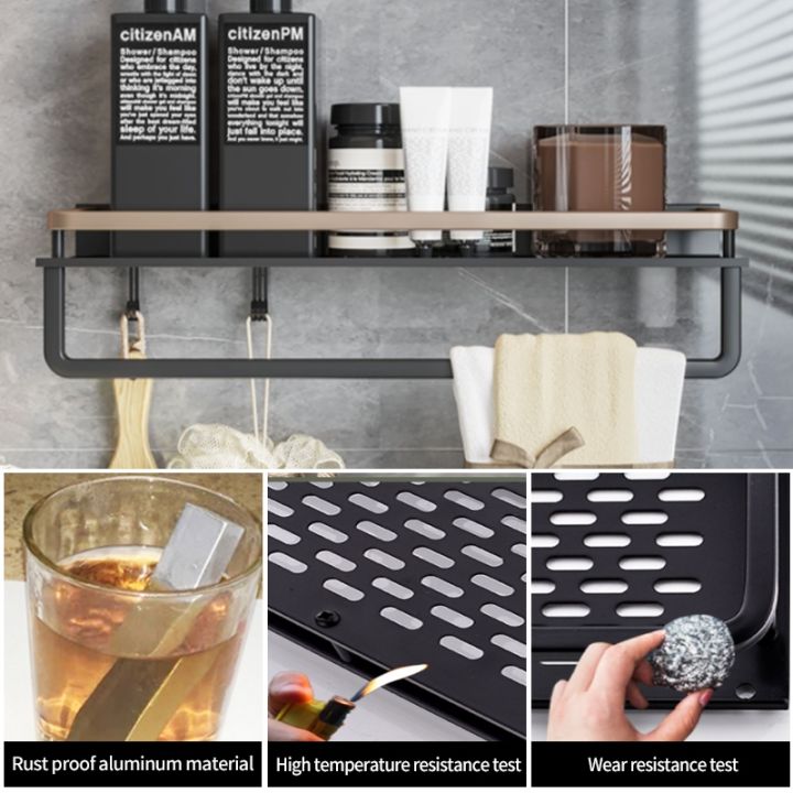 ๑-yunjieya-black-gold-shelf-bathroom-corner-rack-no-drill-shampoo-toilet-shelves-hanger-kitchen-storage-organizers-accessories