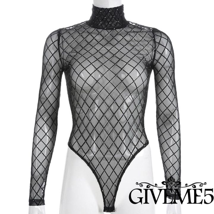 gi-women-new-black-sheer-mesh-lace-jumpsuit-long-sleeve-top-turtleneck