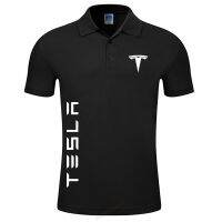 【CC】☸❉  Selling Mens Colors Tesla Polo Shirts Short-sleeved Shirt Brand Men Polos