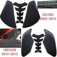 สำหรับฮอนด้า CB1300 2006-2015 CBR250R 2011-2015 CBR150R 2011-2020ป้องกันการป้องกันการลื่นไฟเบอร์ถัง Pad ถังด้านข้างฉุด3เมตรสติ๊กเกอร์