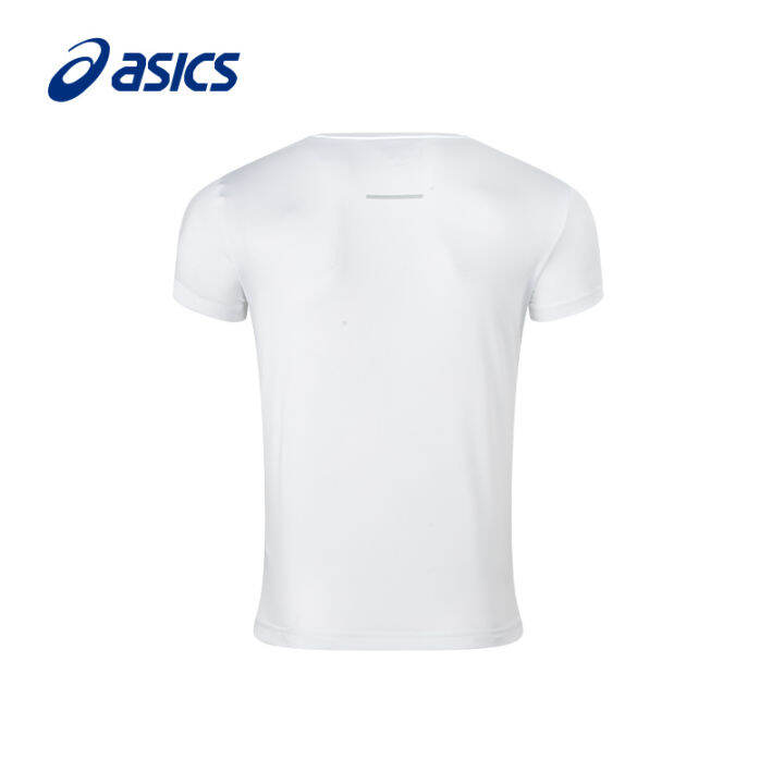 asics-arthur-เสื้อยืดแขนสั้นสำหรับผู้ชาย-เสื้อกีฬาคอกลมระบายอากาศได้ดีใหม่สำหรับฤดูหนาว