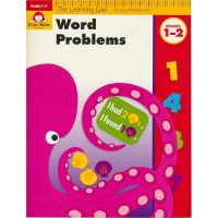 Evan Moore learning line workbooks - word problems grades 1-2 California math application problems addition and subtraction English reading grade 1-2 English original