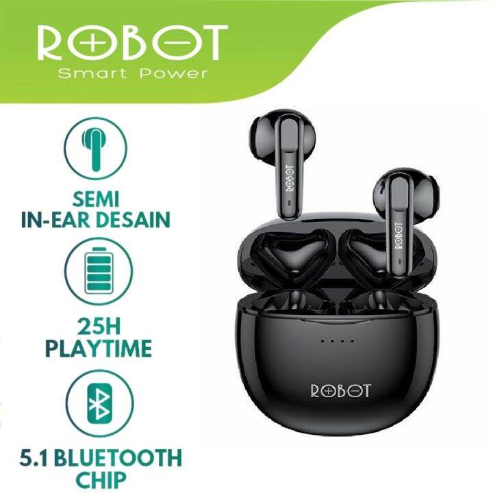 ROBOT T30 Headsets Bluetooth Airbuds Earphone True Wireless Earbuds