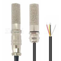 SHT20 SHT30 SHT40 SHTC3 Temperature Humidity Sensor I2C Output Probe Cable Metal Head Digital Capacitance Sensors 1M Length