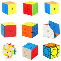 Moyu Meilong SQ1 ฟิชเชอร์ กังหันลมเมจิก Cube 2x2 3x3ปริศนา Stickerless เมจิก Cube ของเล่นสำหรับเด็กเด็กของขวัญของเล่น Cubo Magico