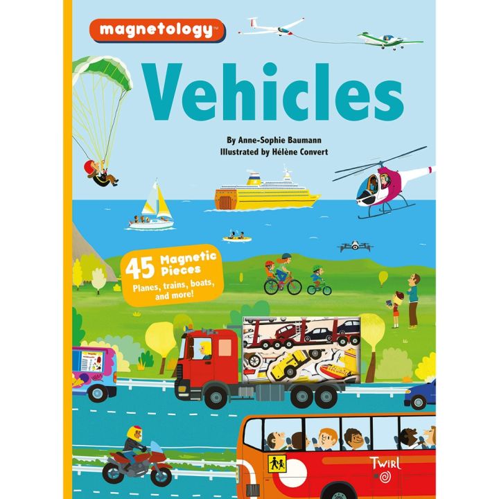 ส่งฟรีทั่วไทย-หนังสือนิทานภาษาอังกฤษ-magnetology-vehicles