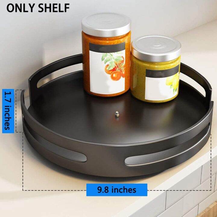 lazy-susan-turntable-cabinet-organizer-9-8-inch-plastic-clear-spinning-organization-amp-storage-container-bin-360-degree