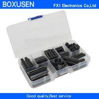 66pcs/lot DIP IC plug adapter power socket welding type kit 6,8,14,16,18,20,24,28 IC socket box brand new WATTY Electronics