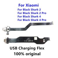 ขั้วต่อ USB ชาร์จพอร์ตสายเคเบิ้ลยืดหยุ่นสำหรับเหมาะสำหรับ Xiaomi Black Shark 2 3 4 5 4Pro ชาร์จเฟล็กซ์สายเคเบิลสำหรับเปลี่ยนซ่อมแซม