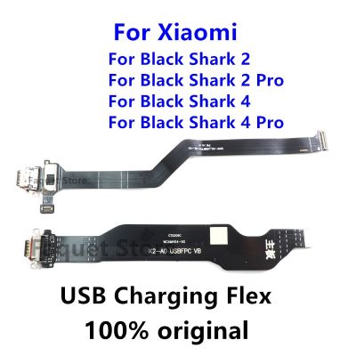 ขั้วต่อพอร์ตชาร์จ USB สาย Flex สําหรับ Xiaomi Black Shark 2 3 4 5 4Pro การชาร์จ Flex Cable อะไหล่ซ่อมทดแทน