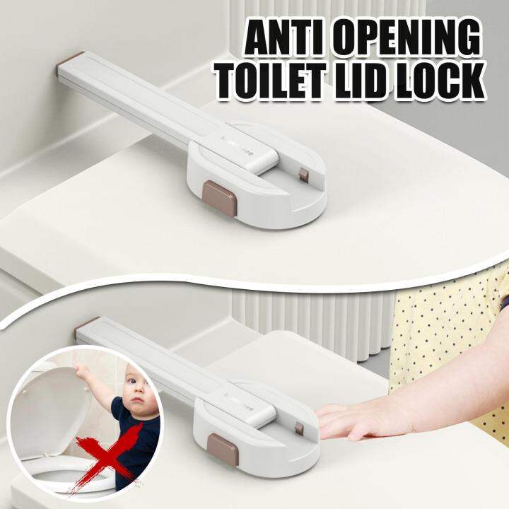 Antiopening Toilet Lid Lock Child Safety Care Lock Lock Buckle Toilet